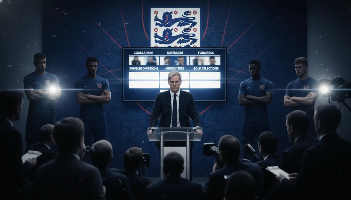 England Shock Picks Redraw World Cup Plan